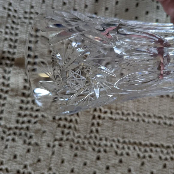 Vintage West German Crystal Bell Pinwheel Starburst. - Picture 2 of 4